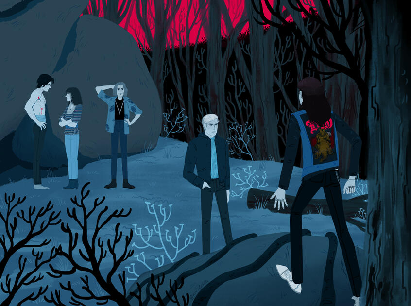 Watch out for the vines, 'ST' fanart, 2022 Watch out for the vines, 'ST' fanart, 2022