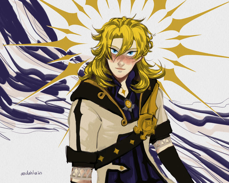 Albedo GI fanart, 2023 Albedo GI fanart, 2023